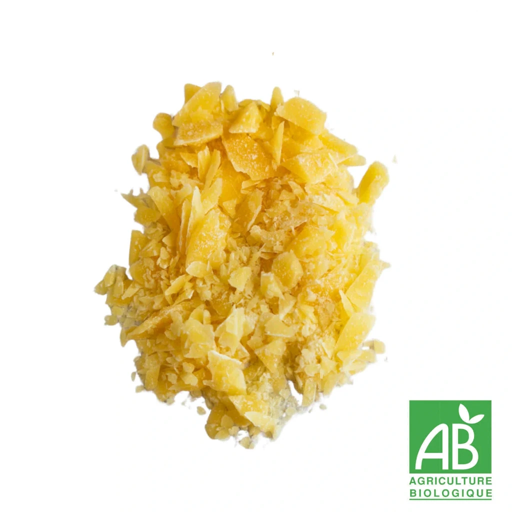 Cire d'abeille bio en copeaux - sachet de 30 g