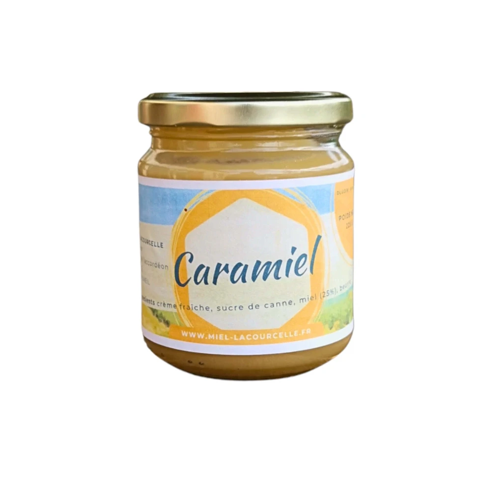 [CARA225] Caramiel - pâte à tartiner au miel - pot de 225g